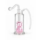 Pink Teddy Bear Glass Water Pipe Bong