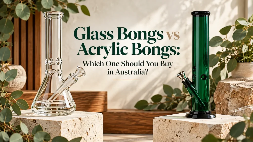 Glass Bongs vs Acrylic Bongs in Australia – material and buying comparison