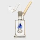 Mini Glass Tobacco Pipe With Snake Filter 8.5cm